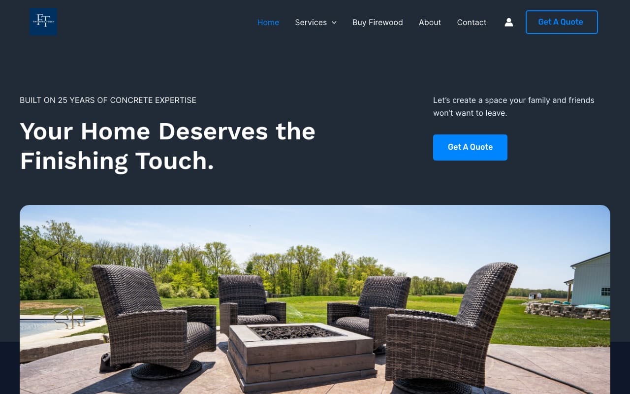 The Finishing Touch LLC website