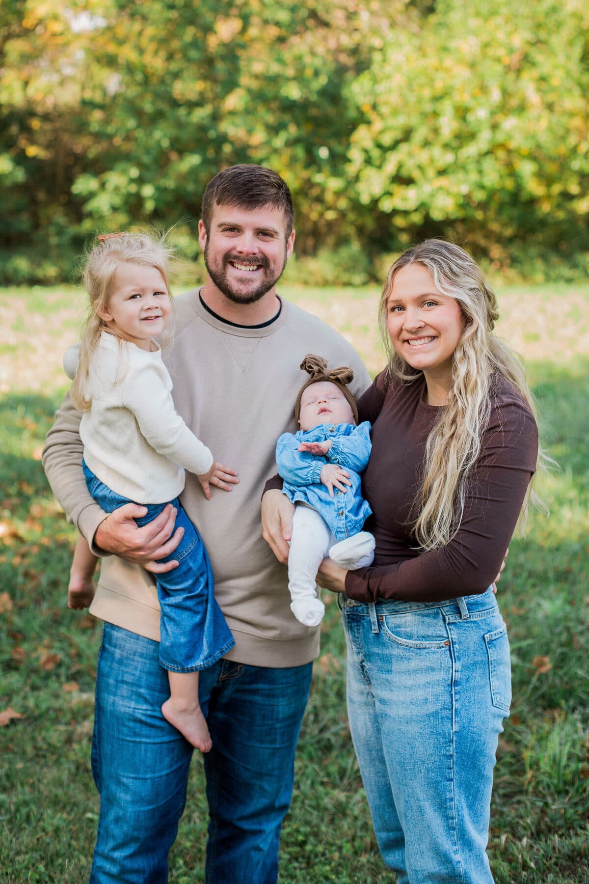 Isaac Walden with his family